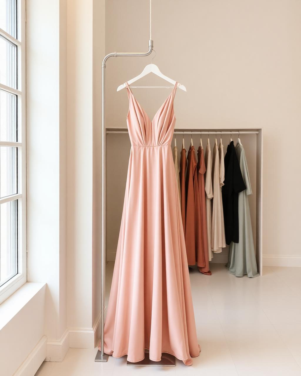 Blush Silk Maxi